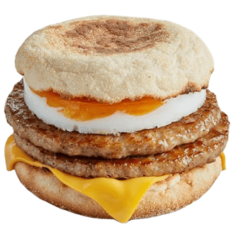 Double Sausage & Egg McMuffin at McDonald’s