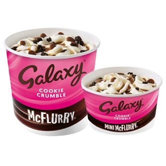 Galaxy Cookie Crumble McFlurry at McDonald’s