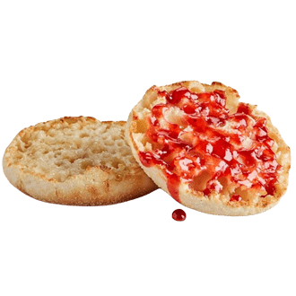 Toasted Muffin with Jam at McDonald’s