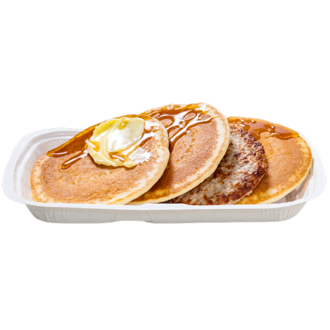 Pancakes & Sausage with Syrup at McDonald’s