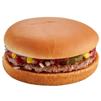 Hamburger at McDonald’s